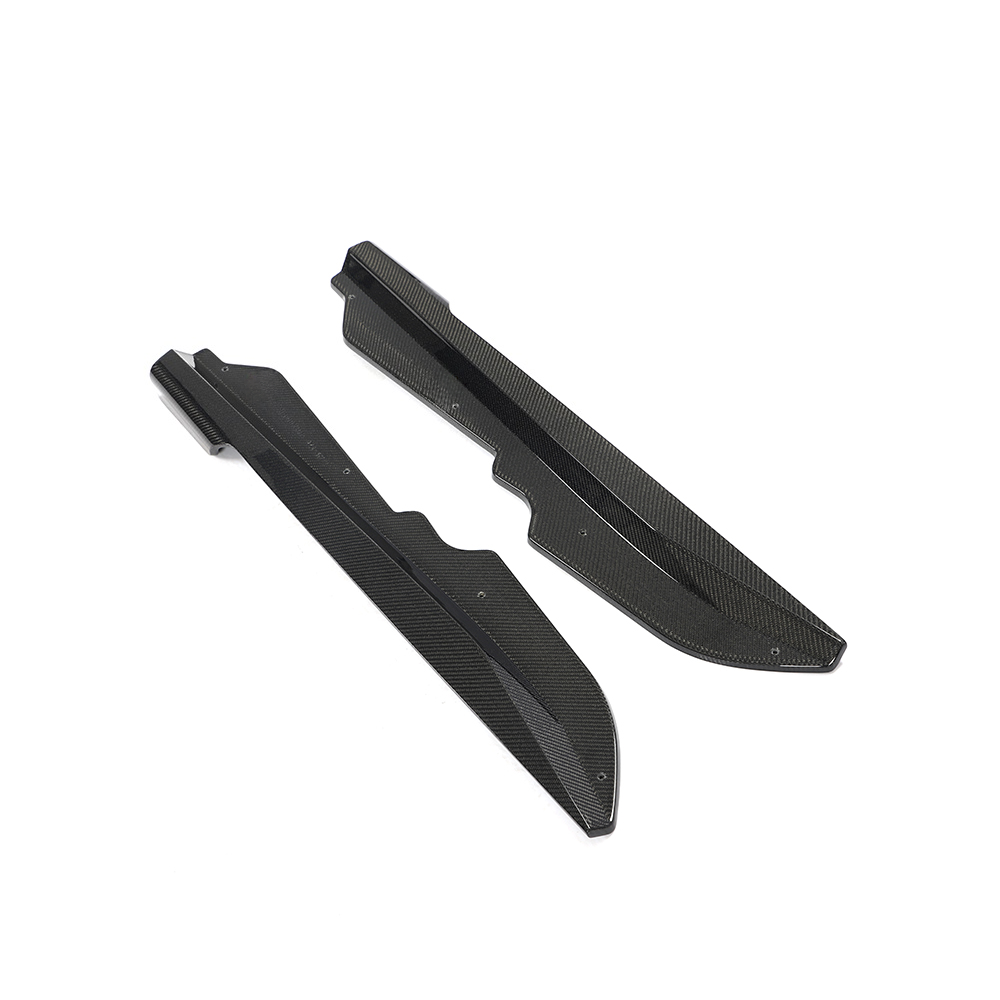 Chevrolet Corvette Stingray C8 2020 2021 Dry Carbon Fiber Side Skirts