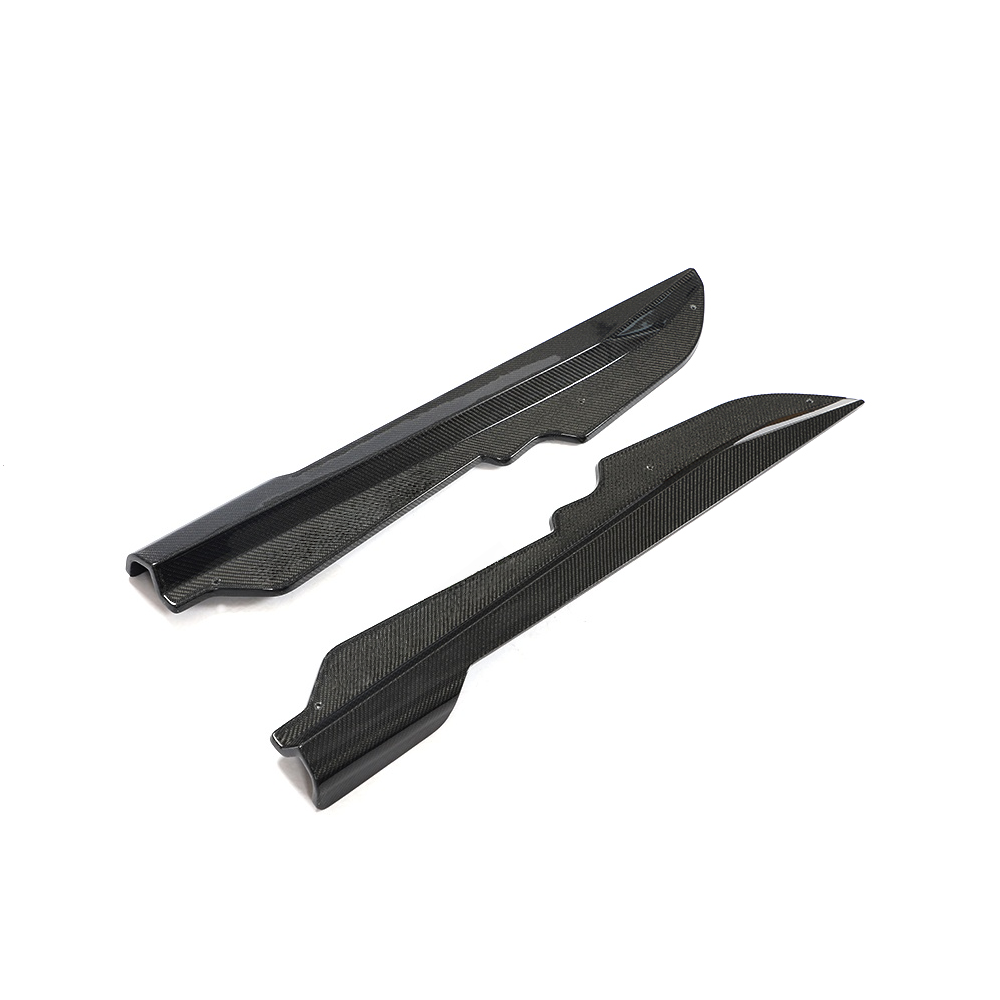Chevrolet Corvette Stingray C8 2020 2021 Dry Carbon Fiber Side Skirts