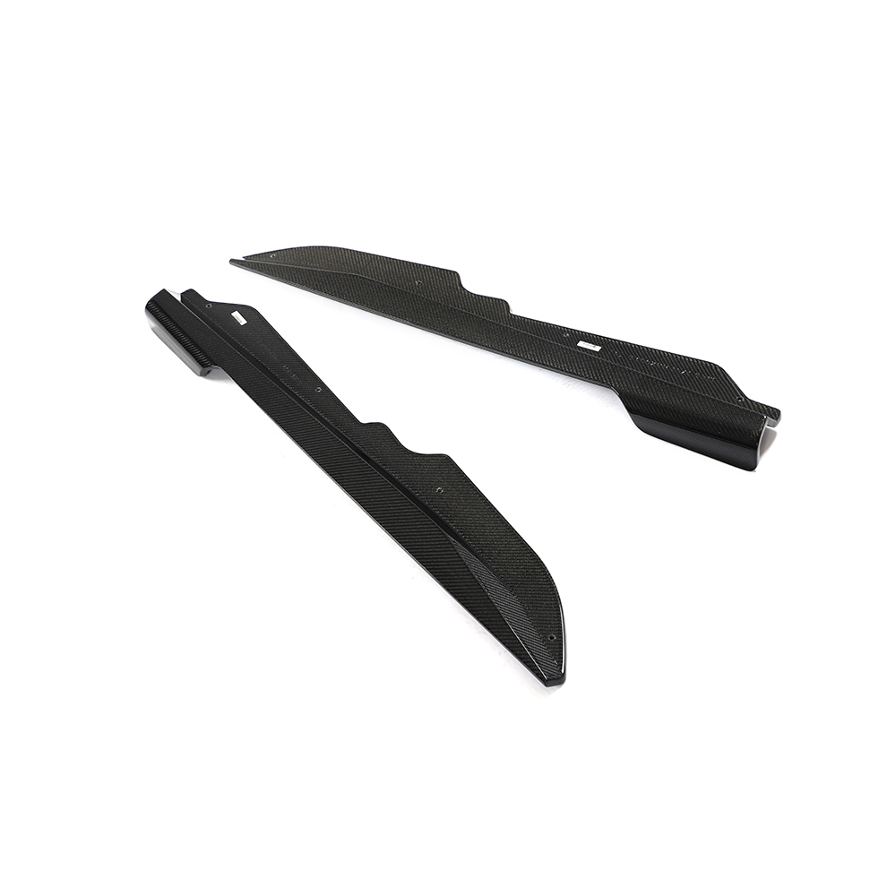 Chevrolet Corvette Stingray C8 2020 2021 Dry Carbon Fiber Side Skirts