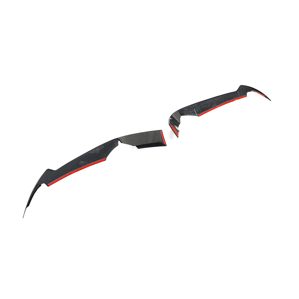 Chevrolet Corvette Stingray C8 2020 2021 Dry Carbon Fiber Bumper Canards