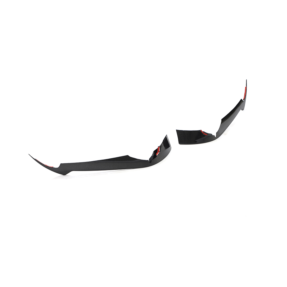 Chevrolet Corvette Stingray C8 2020 2021 Dry Carbon Fiber Bumper Canards
