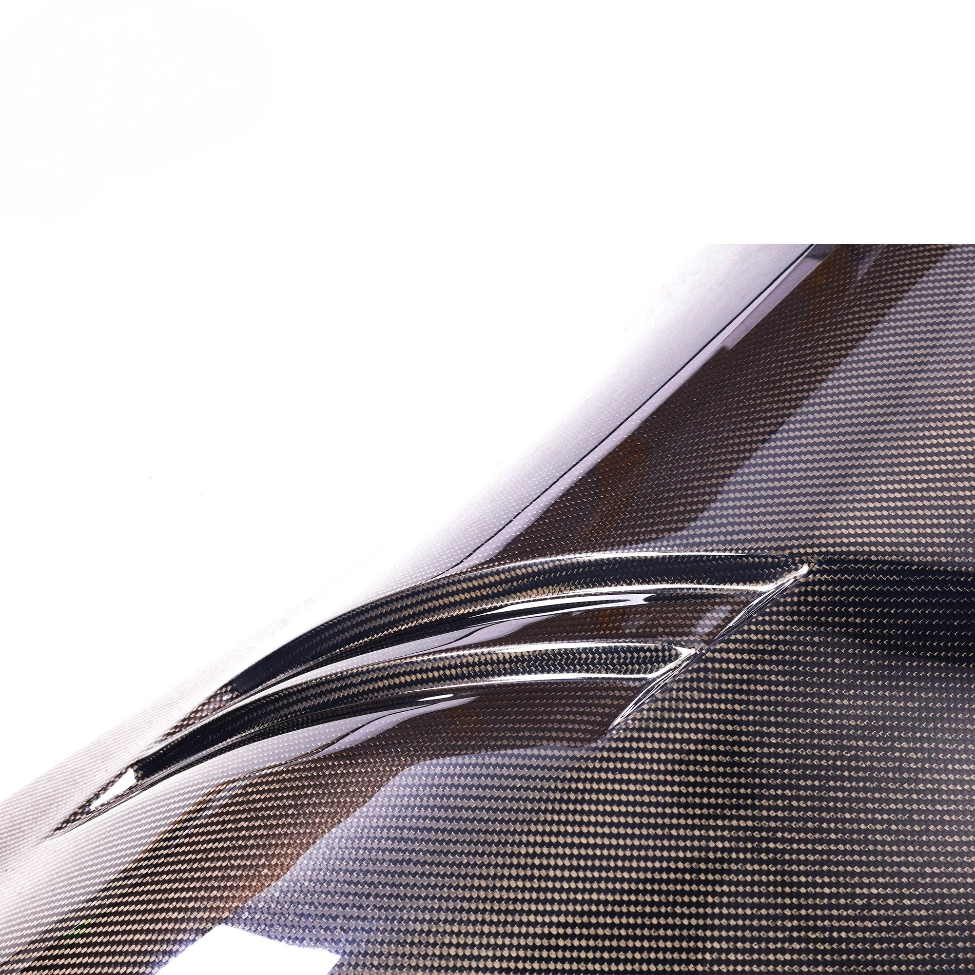 STI Type Black Carbon Fiber Vented Car Bonnet Hood Engine Cooling Design for Toyota Supra GR MK5 A90 A91 2019+