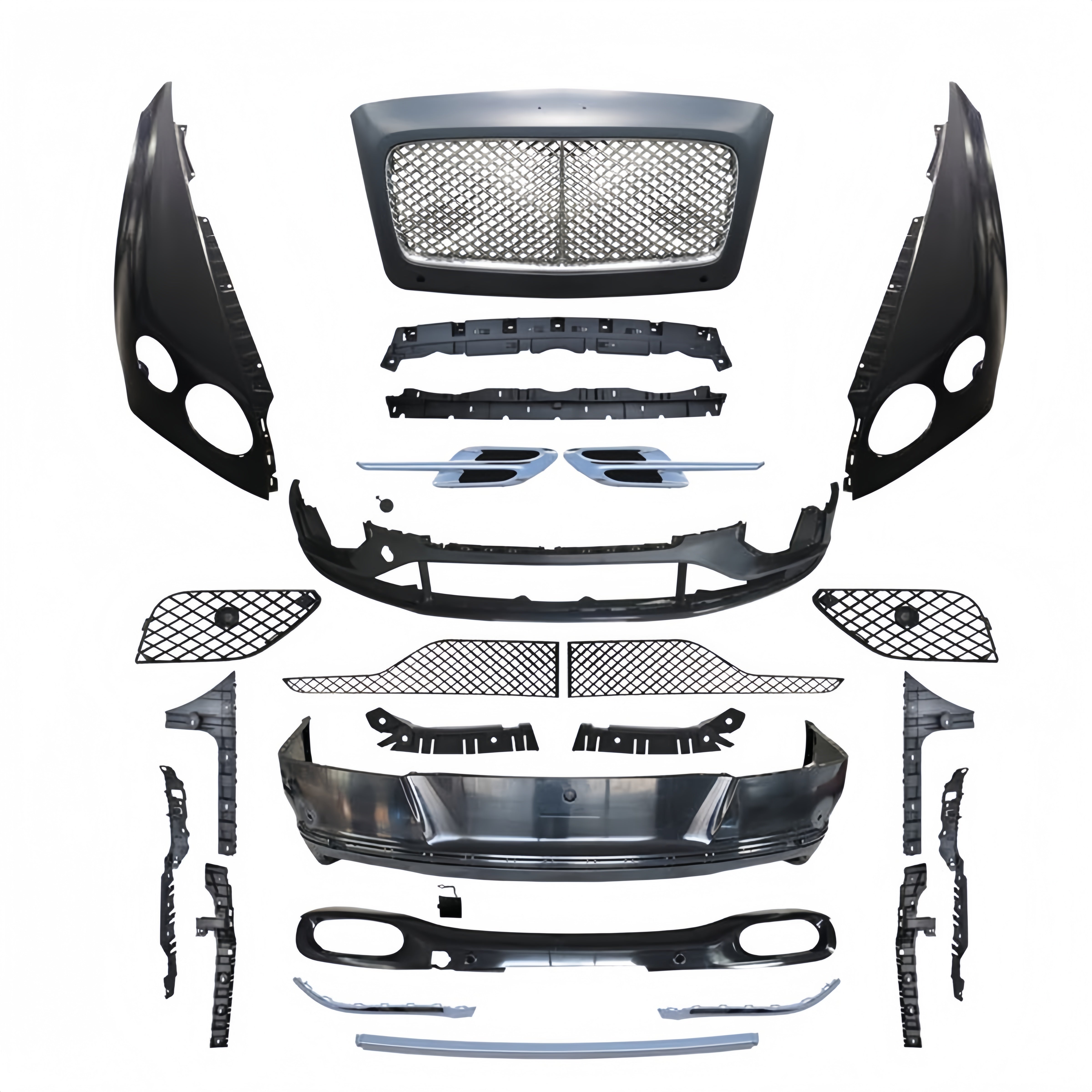 Bentley Continental GT 2012-2015 to 2016-2018 Facelift Front End Conversion Kit