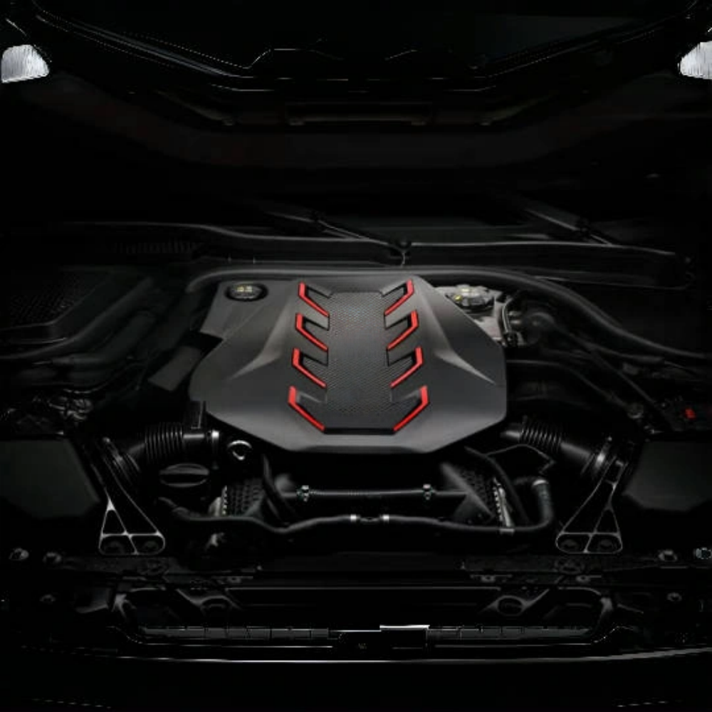 BMW G90 M5 Dry Carbon Fiber Engine Cover Performance Upgrad