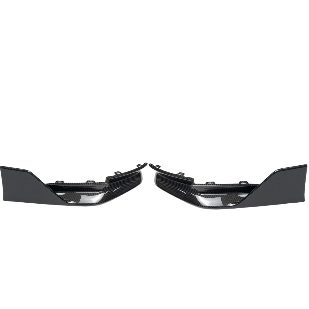 BMW G80 M3 2021+ MP Style Prepreg Dry Carbon Fiber Rear Bumper Canard Splitters