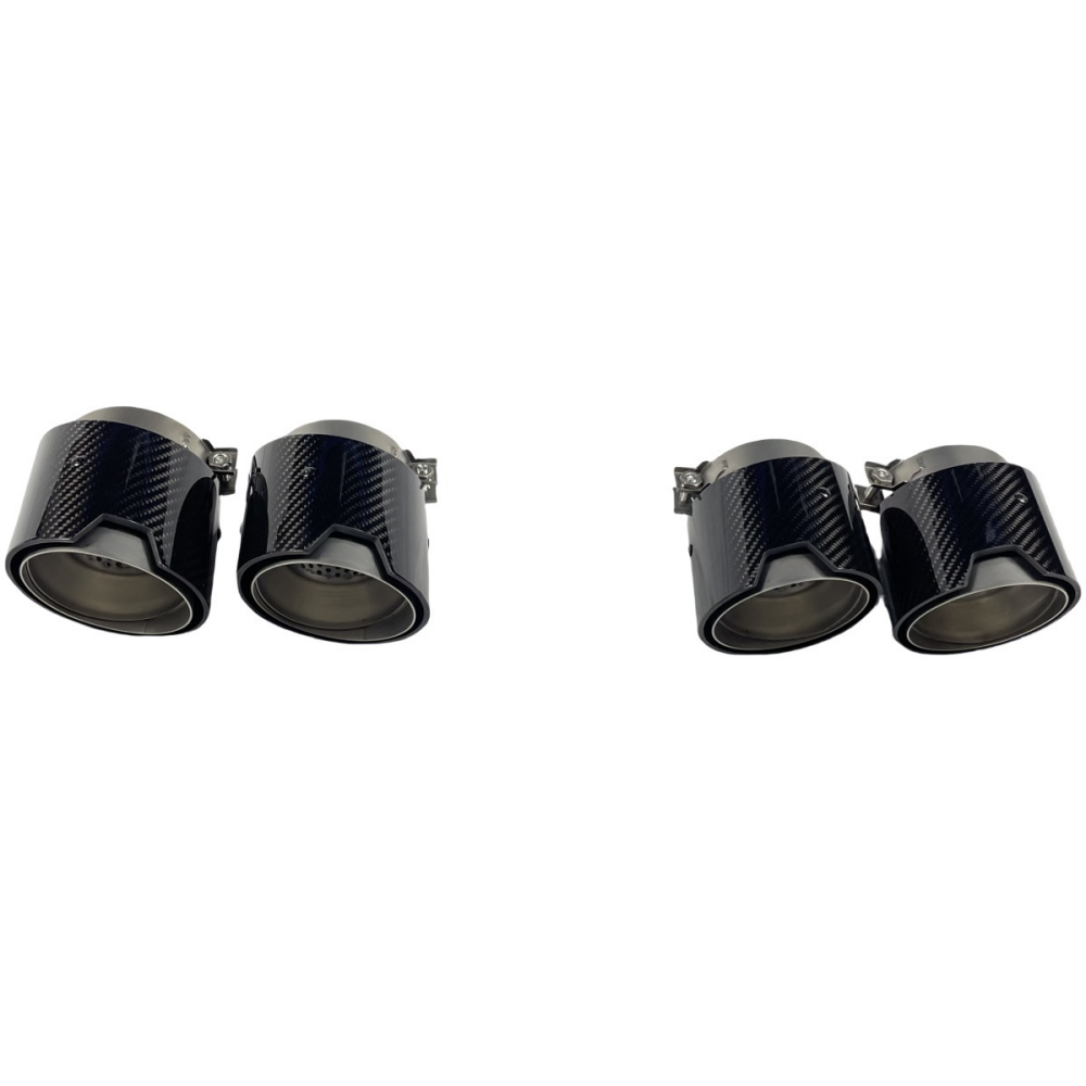 BMW M3 G80 M4 G82 G83 M2 G87 MP Style Real Carbon Fiber Exhaust Tips