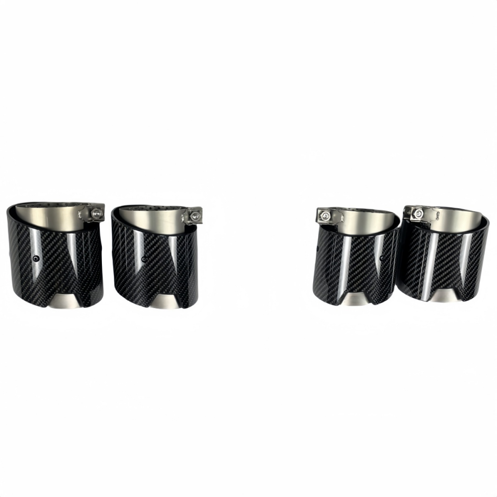 BMW M3 G80 M4 G82 G83 M2 G87 MP Style Real Carbon Fiber Exhaust Tips