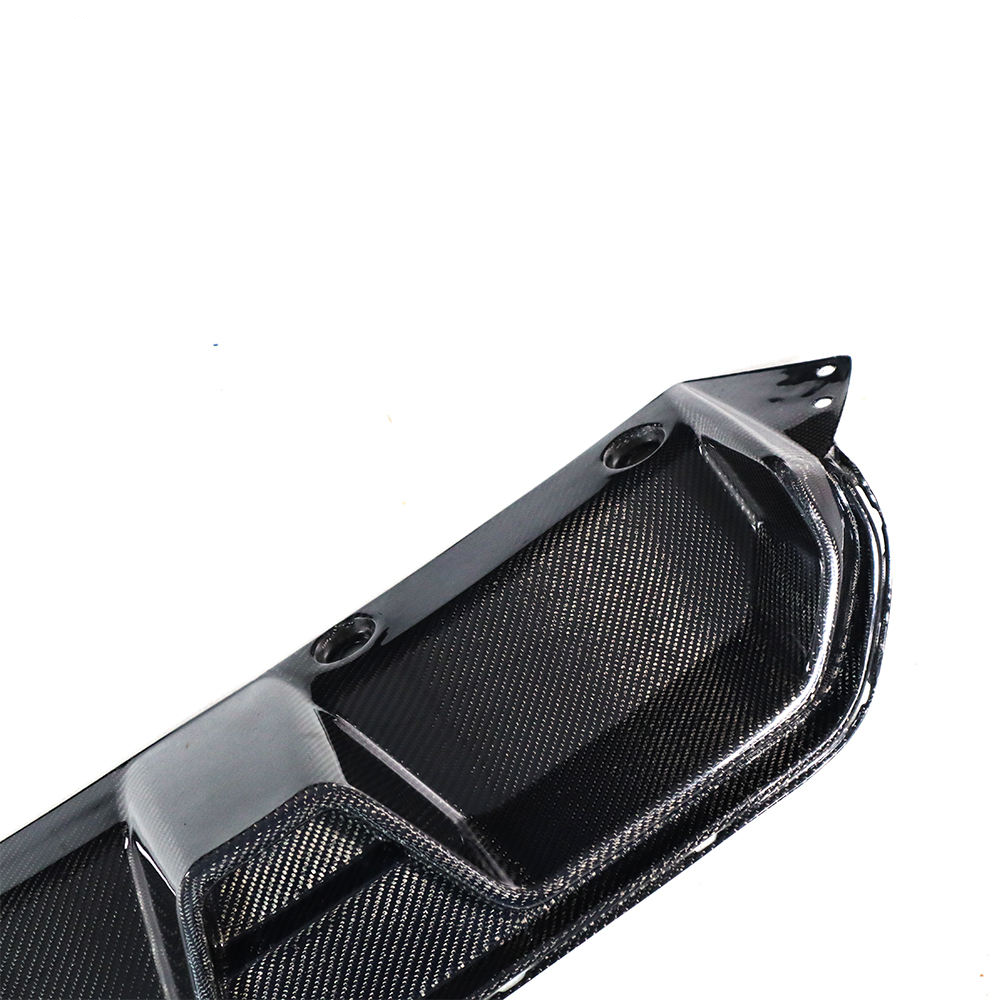 Auto Carbon Fiber Rear Diffuser for BMW F90 M5 CS Style Rear Bumper Spoiler Lip With Splitter 2018+