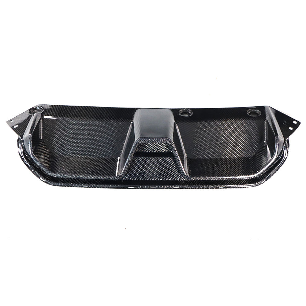 Auto Carbon Fiber Rear Diffuser for BMW F90 M5 CS Style Rear Bumper Spoiler Lip With Splitter 2018+