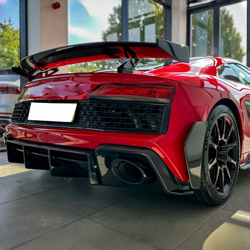 Audi R8 Coupe 2020+ Dry Carbon Fiber Rear Trunk Spoiler