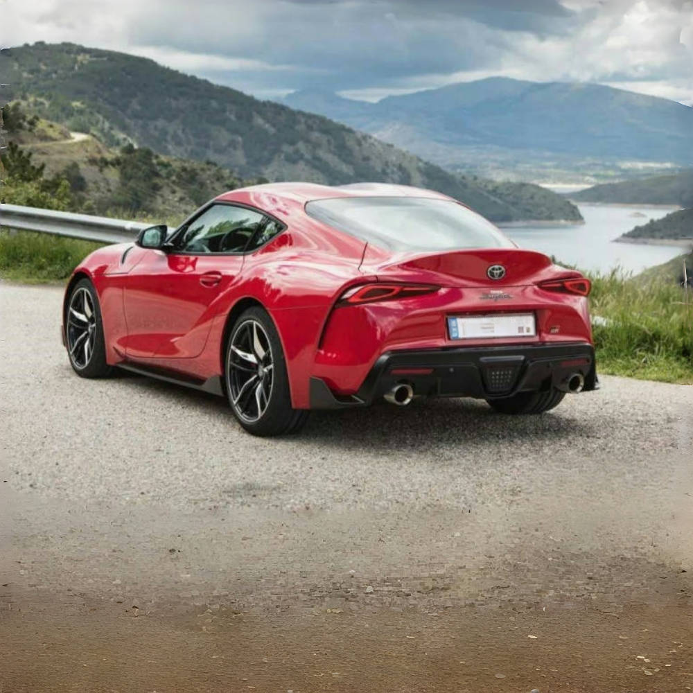 Toyota GR Supra MK A90 A91 V Style Dry Carbon Fiber Side Skirts