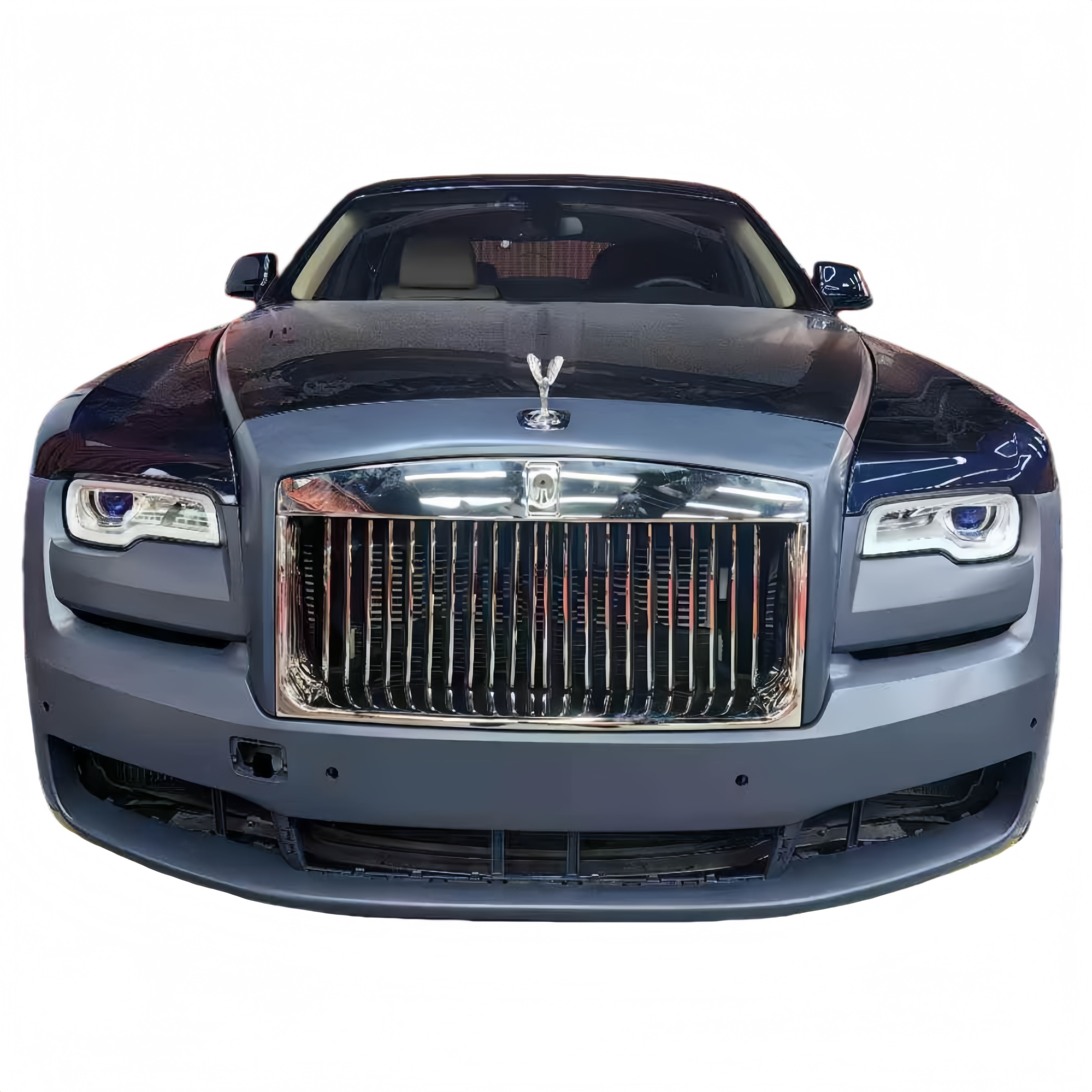 Rolls-Royce Ghost Gen 1 2010-2014 Upgrade To Gen 3 2018-2021 Facelift Front Bumper Assembly Full Body Kit With Engine Hood