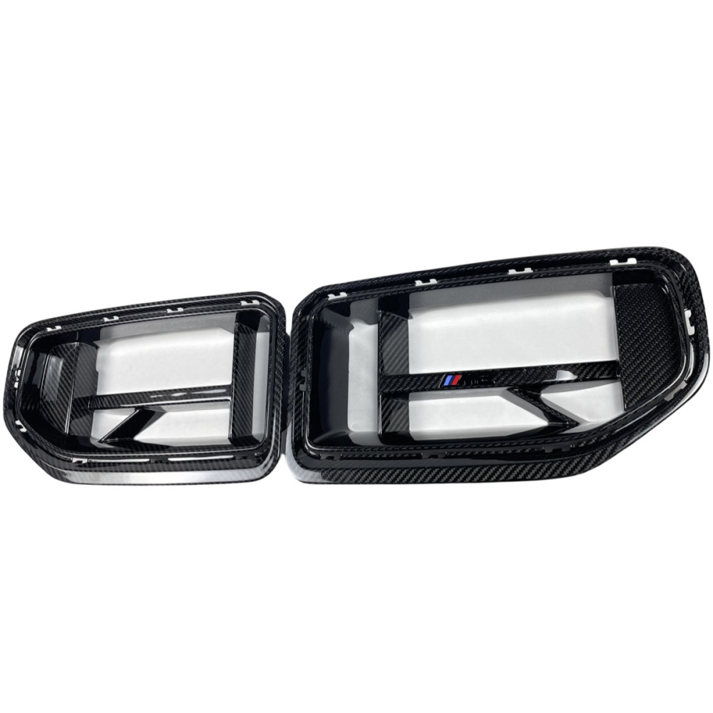 BMW M2 G87 M3 G80 M4 G82 2023+ CS Style Prepreg Dry Carbon Fiber Front Grills