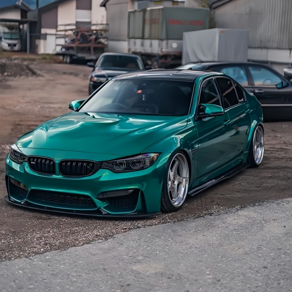 BMW F80 M3 F82 M4 3D Style Real Carbon Fiber Front Bumper Lip