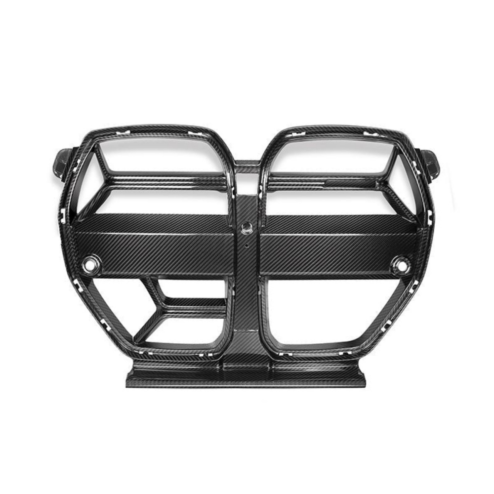 BMW G80 M3 G82 G83 M4 CSL Style Prepreg Dry Carbon Fiber Front Grilles With Acc