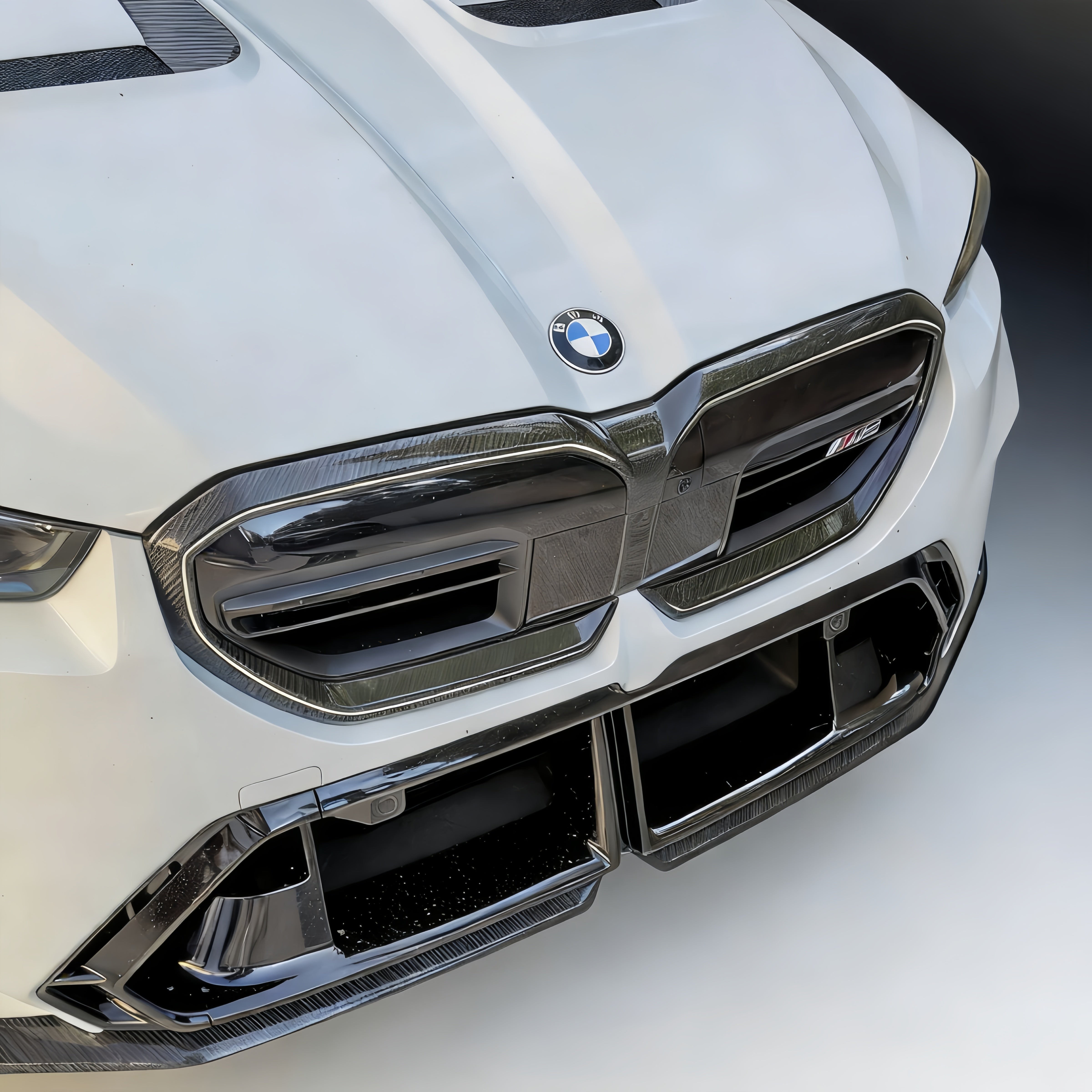 Prepreg Dry Carbon Fiber Front Lip Splitter Bumper for BMW G90 M5 MP Style 2024+
