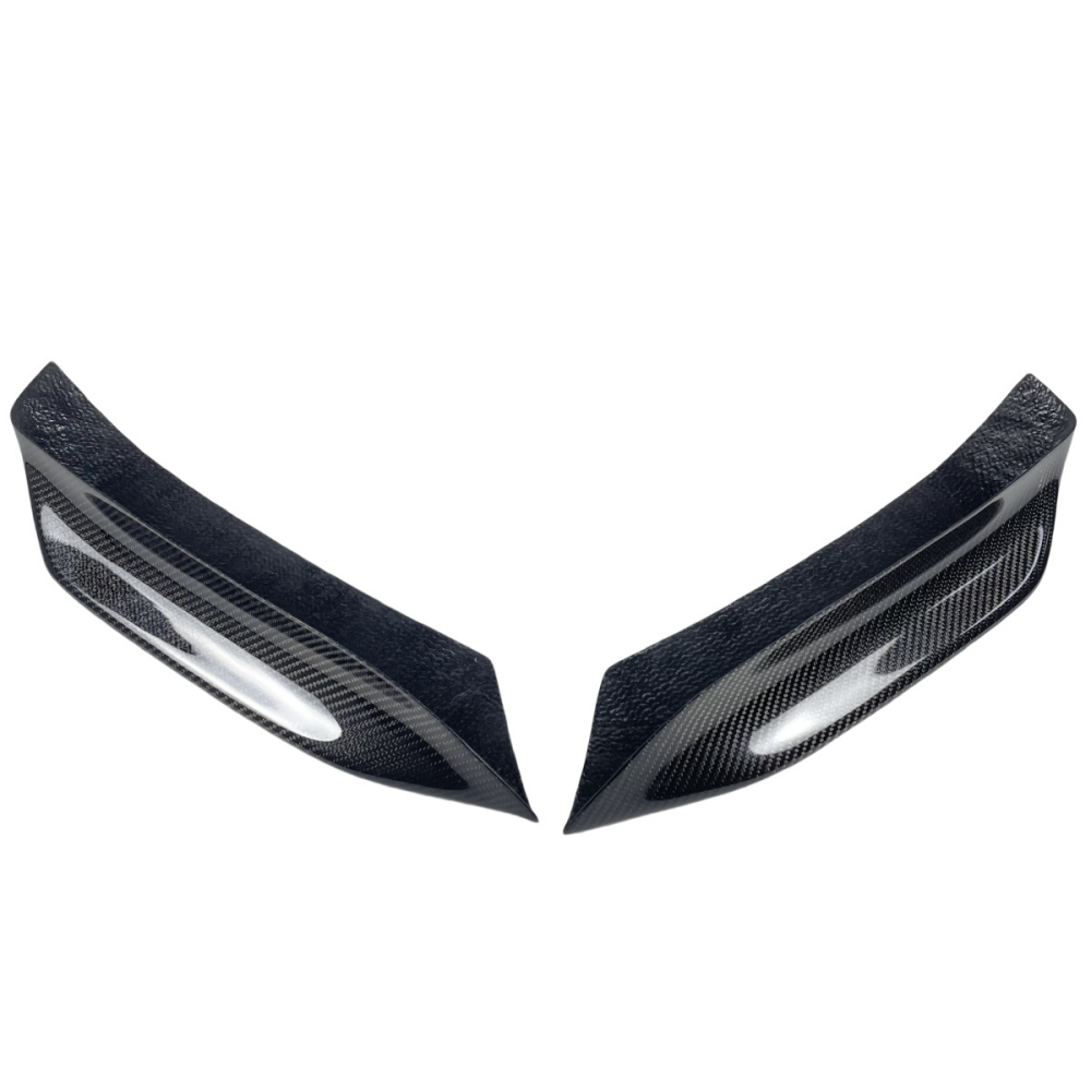 BMW F80 M3 F82 F83 M4 Real Carbon Fiber Front Bumper Upper Fang Trim
