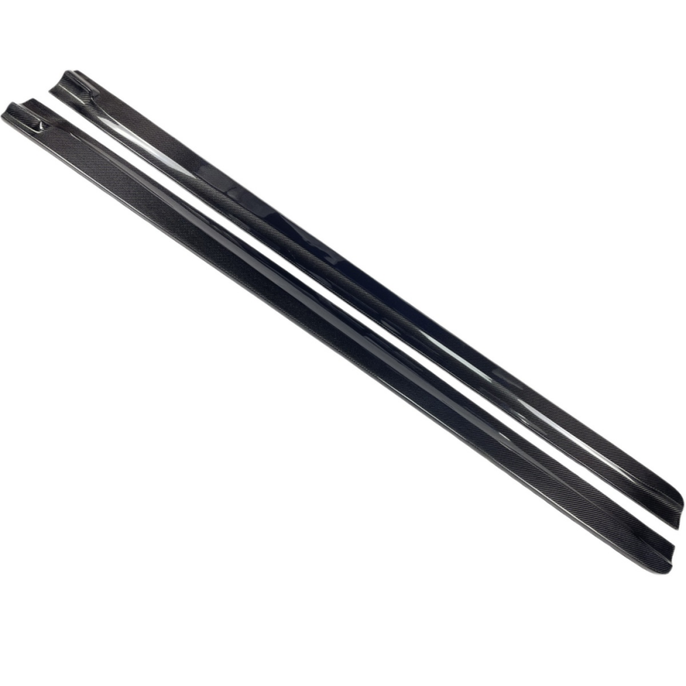 BMW F15 X5 F85 X5M 2014-2018 3D Style Real Carbon Fiber  Side Skirts