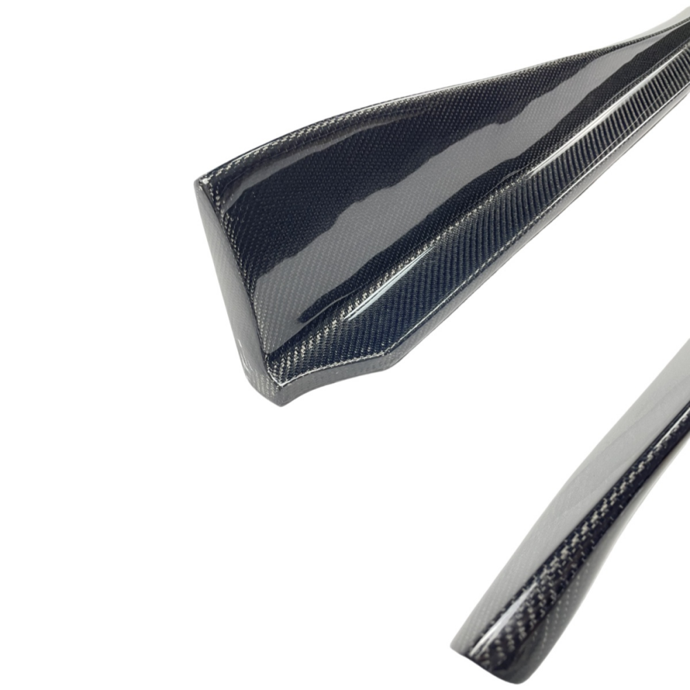 Toyota GR Supra MK A90 A91 V Style Dry Carbon Fiber Side Skirts