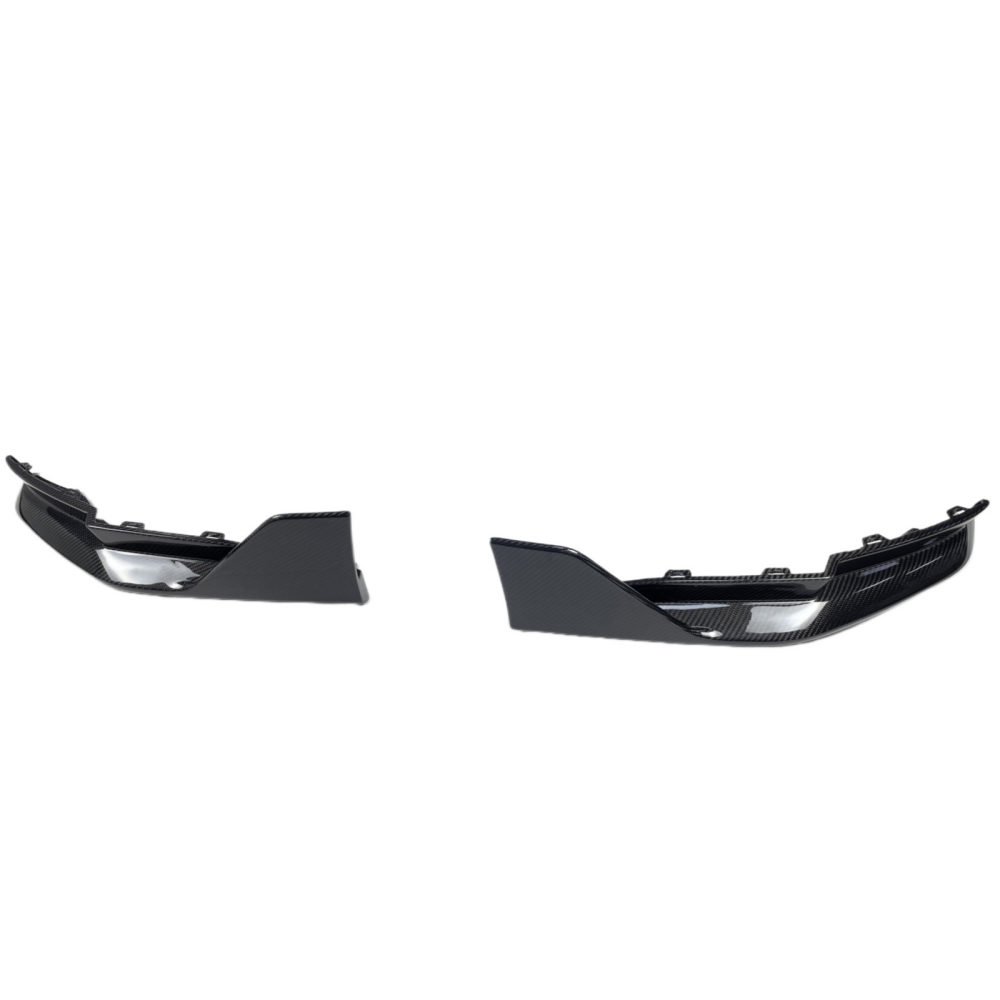 BMW G80 M3 2021+ MP Style Prepreg Dry Carbon Fiber Rear Bumper Canard Splitters