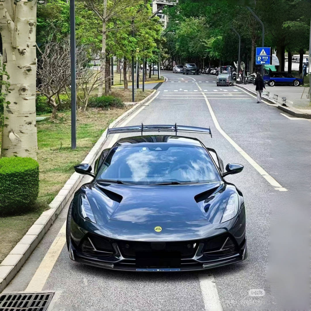 Lotus Emira 2021+ Prepreg Dry Carbon Fiber Front Bumper Lip