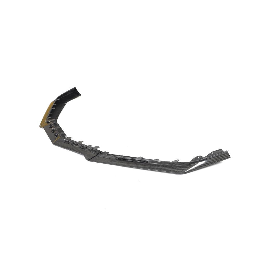 Carbon Fiber Z06 Front Bumper Splitter Lip Chin Spoiler for Chevrolet Corvette C8 Z06 Coupe 2023 2024
