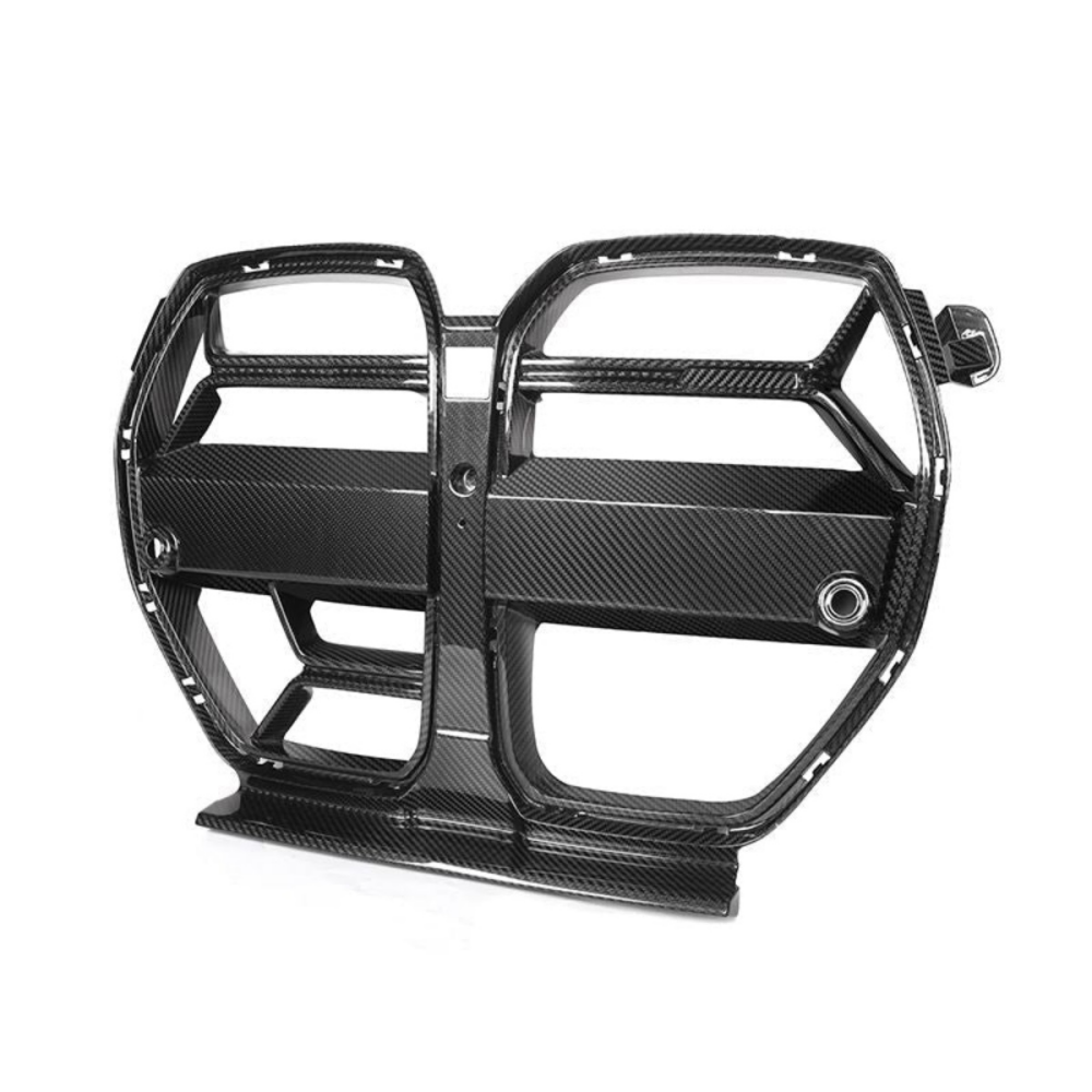 BMW G80 M3 G82 G83 M4 CSL Style Prepreg Dry Carbon Fiber Front Grilles With Acc