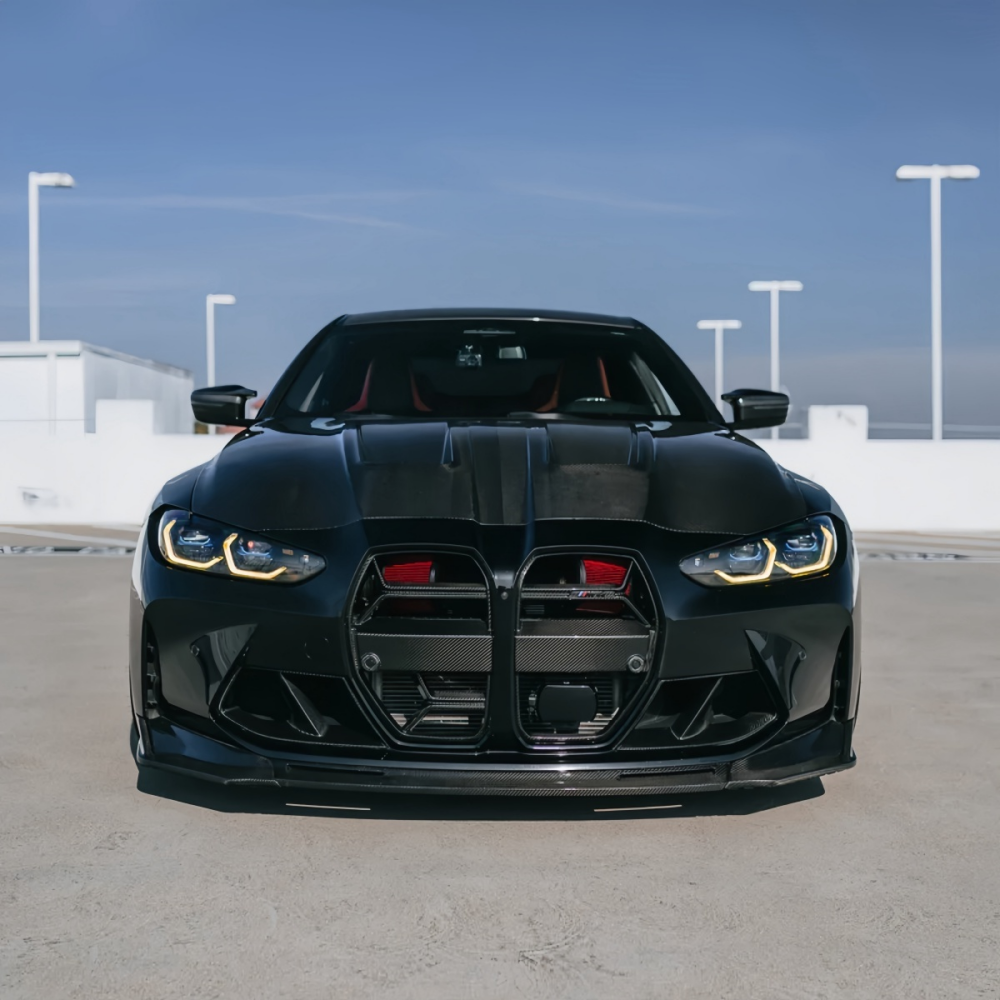 BMW G80 M3 G82 G83 M4 CSL Style Prepreg Dry Carbon Fiber Front Grilles With Acc