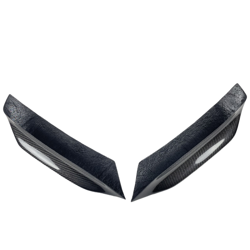 BMW F80 M3 F82 F83 M4 Real Carbon Fiber Front Bumper Upper Fang Trim