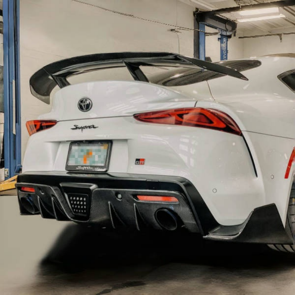 Toyota A90 Supra 2019+ AG Style Real Carbon Fiber  Rear Diffuser