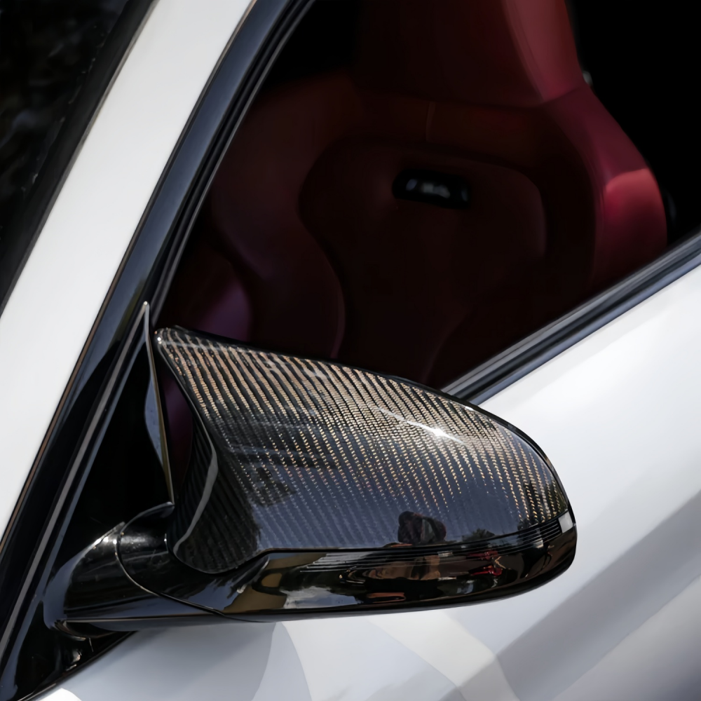 BMW F80 M3 F82 M4 F87 M2C Prepreg Dry Carbon Fiber Mirror Cap Replacements