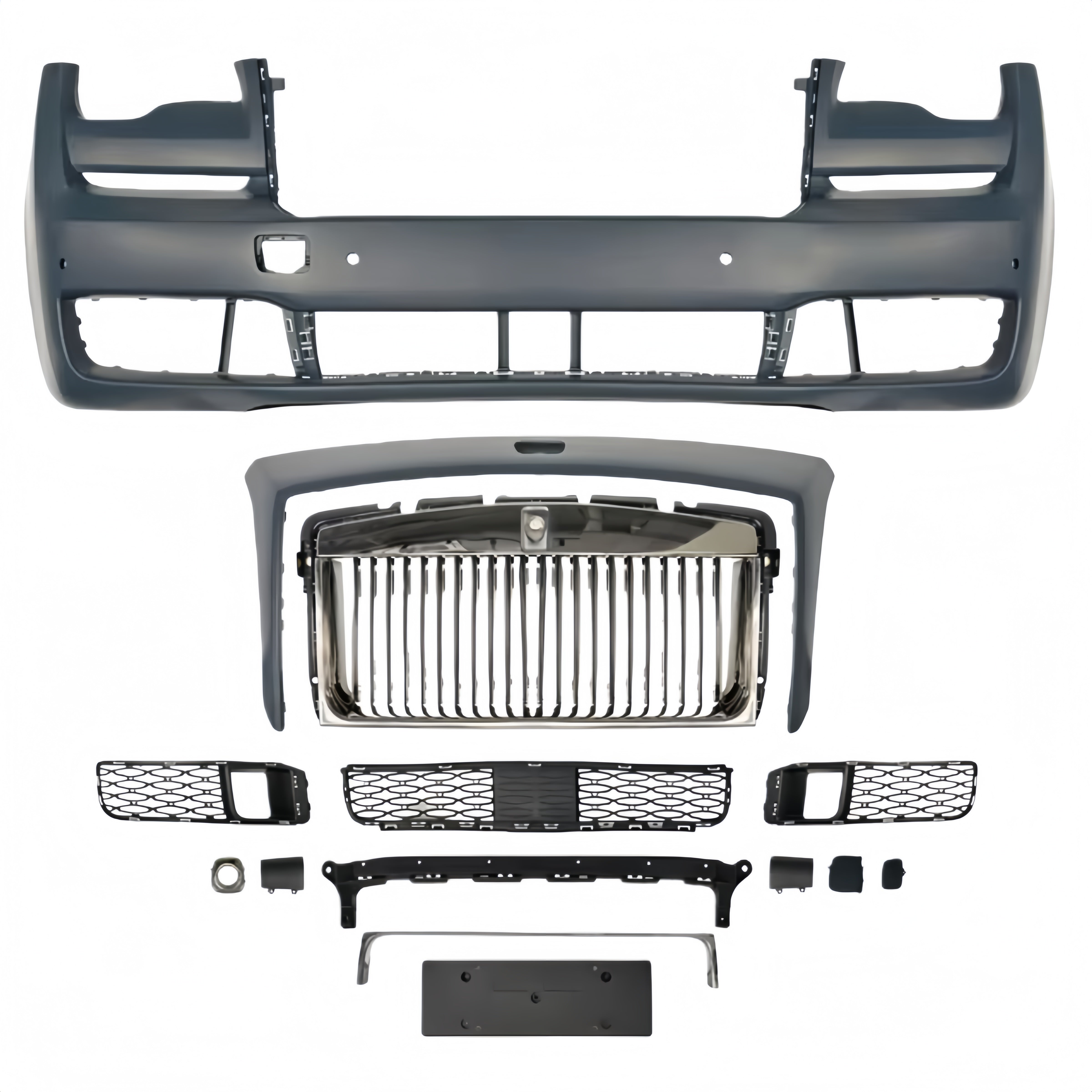 Rolls-Royce Ghost Gen 2 2015-2018 Upgrade To Gen 3 2020+ Facelift Front Bumper Assembly Full Body Kit