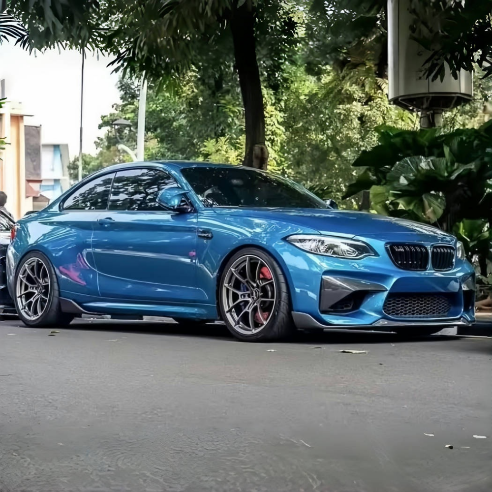 BMW F87 M2 2017+ MP Style Real Carbon Fiber  Side Skirt