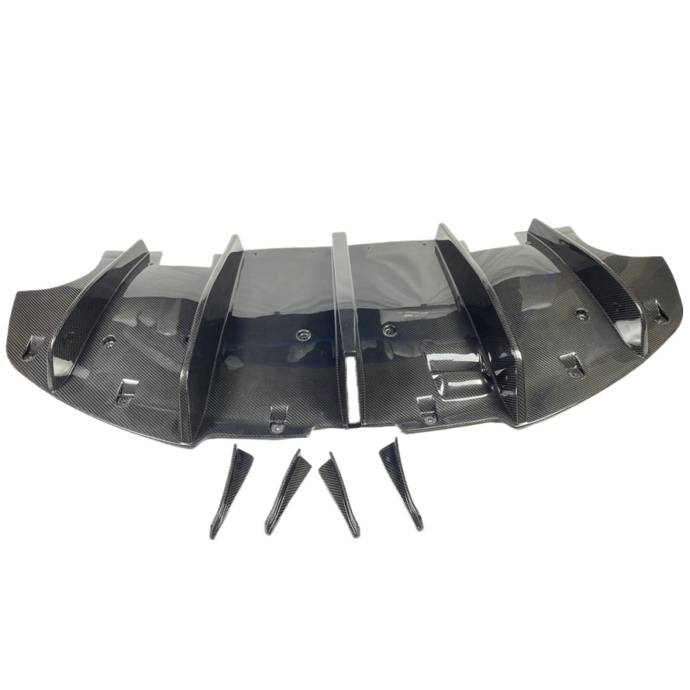 Lotus Emira 2021+ Prepreg Dry Carbon Fiber Rear Bumper Diffuser Lip