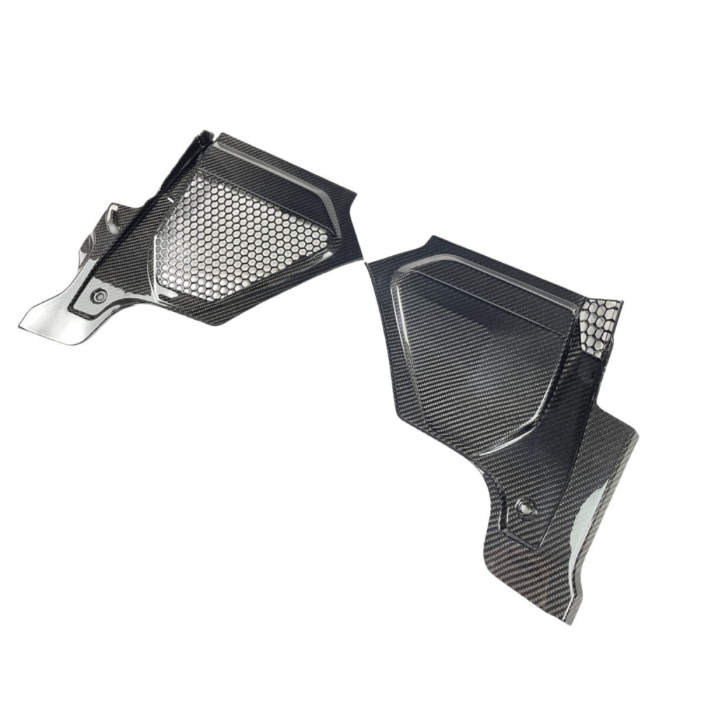 BMW G80 G82 M3 M4  Prepreg Dry Carbon Fiber Engine Compartment Water Filter Plate Engine Bay Cover