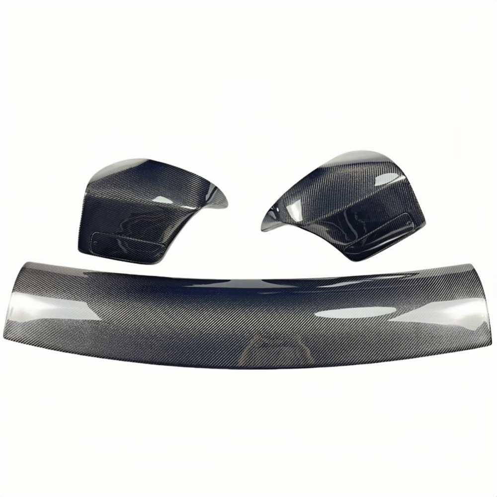 Toyota Gr Supra A90 A91 Mk5 Prepreg ST Style Real Carbon Fiber  Rear Spoiler Lip Wings
