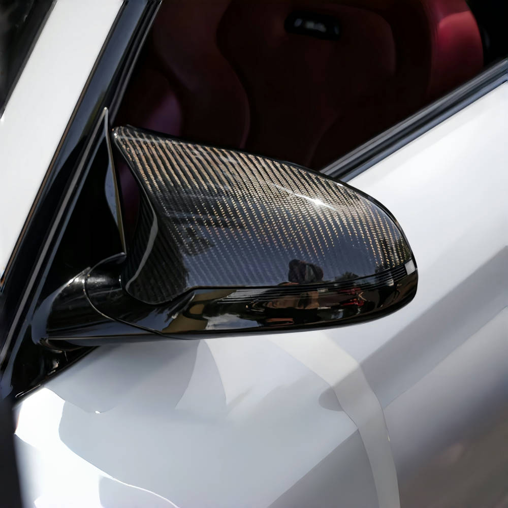 BMW F80 M3 F82 M4 F87 M2C Prepreg Dry Carbon Fiber Mirror Cap Replacements
