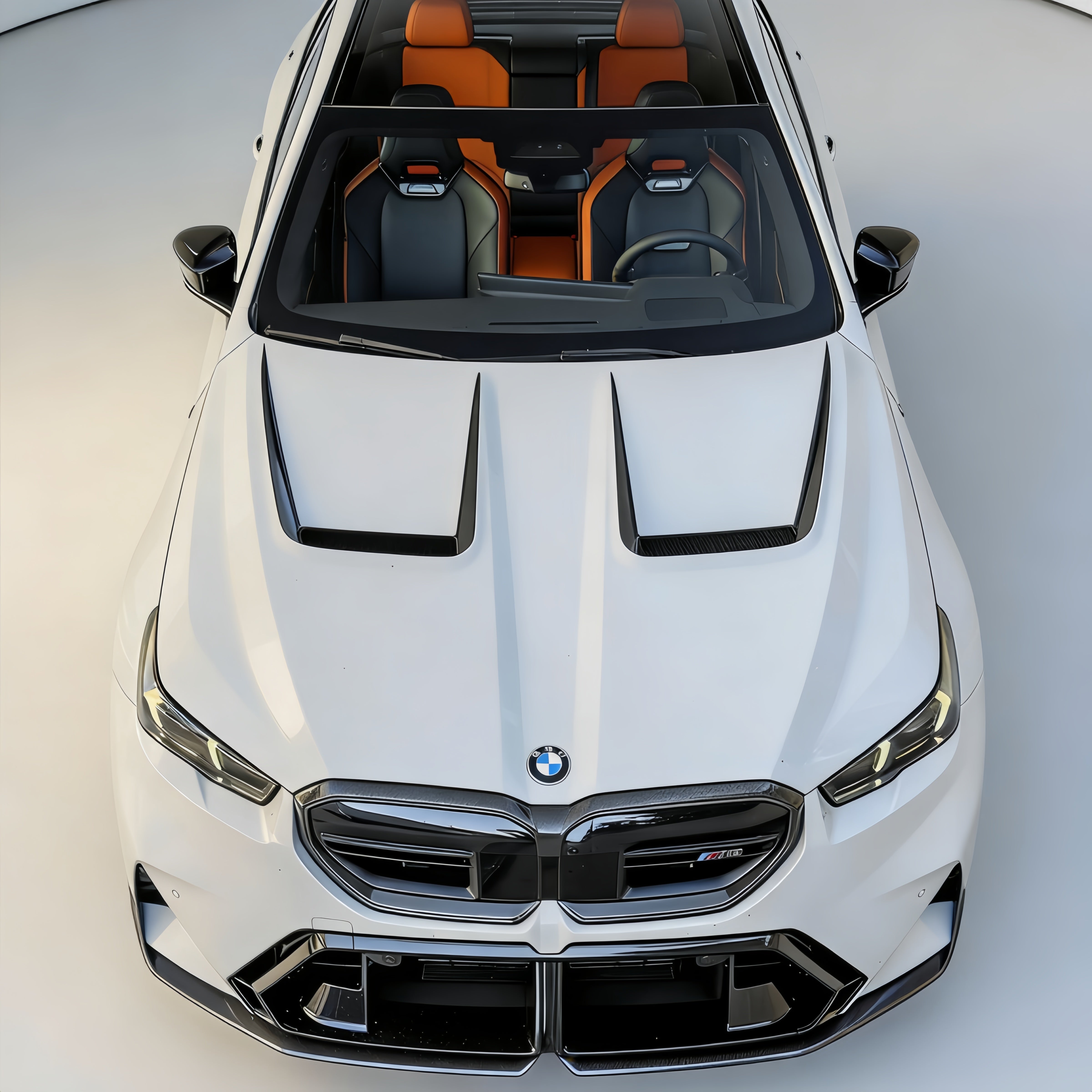 Prepreg Dry Carbon Fiber Front Lip Splitter Bumper for BMW G90 M5 MP Style 2024+