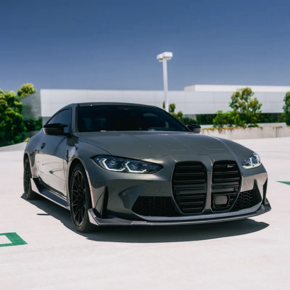 BMW M3 G80 M4 G82 CSL Style Dry Carbon Fiber Front Lip Splitter