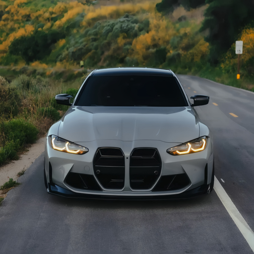 BMW G80 M3 G82 G83 M4 CSL Style Prepreg Dry Carbon Fiber  Front Grilles