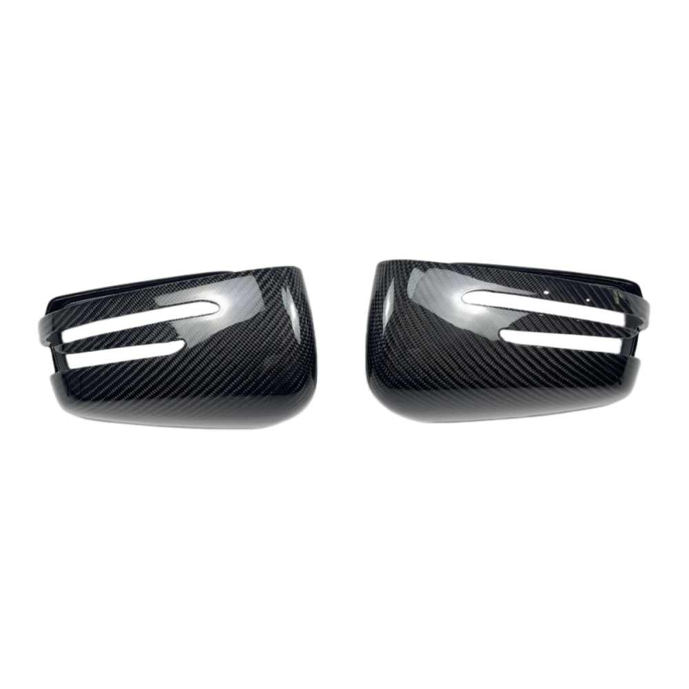 Mercedes Benz W204 Real Carbon Fiber Mirror Cap Replacements Mirror Covers