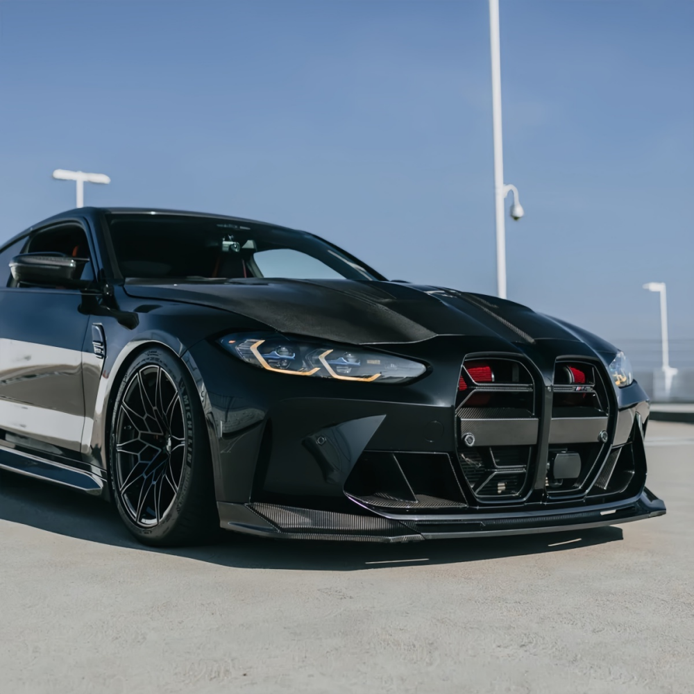 BMW G80 M3 G82 G83 M4 CSL Style Prepreg Dry Carbon Fiber Front Grilles With Acc