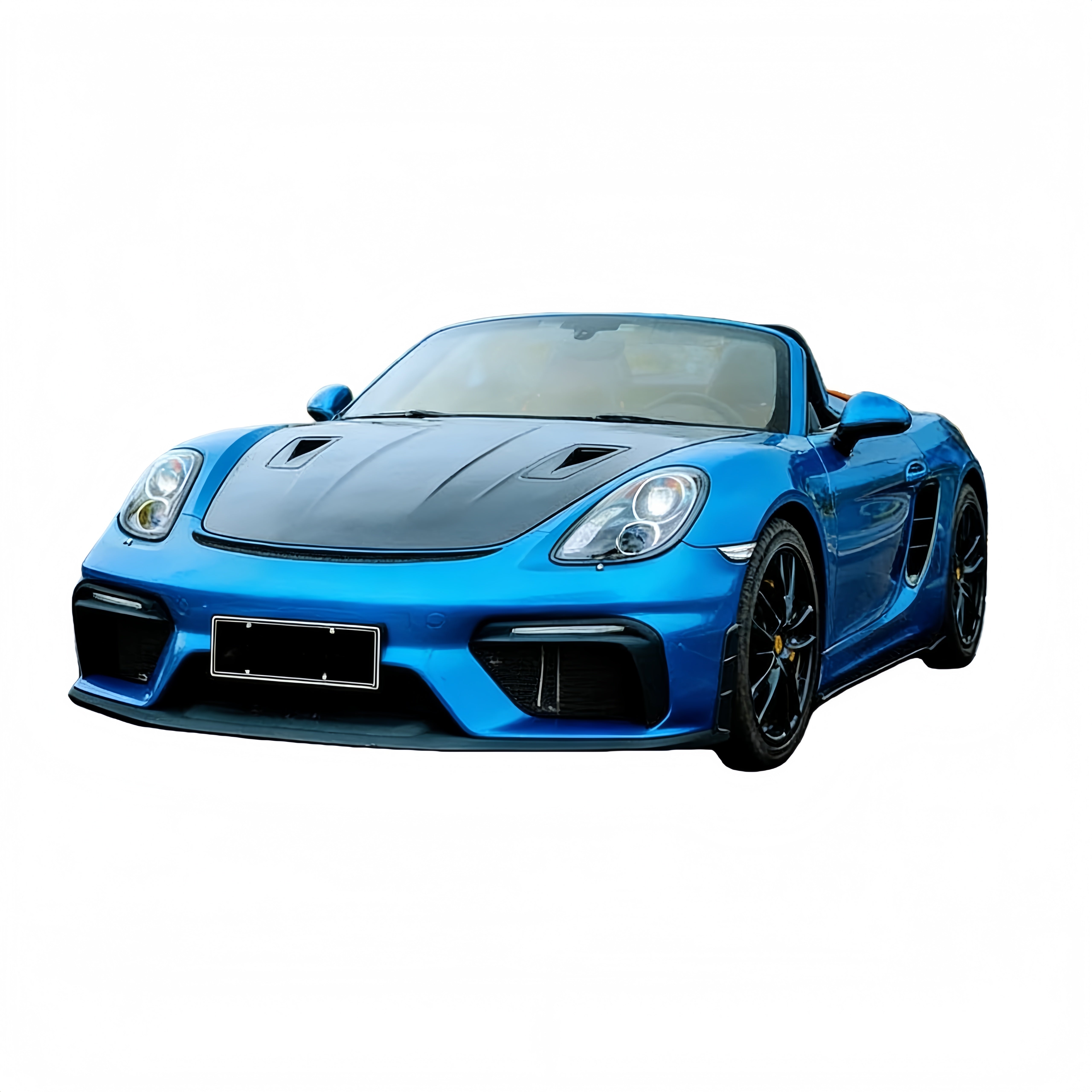 Porsche 981 Boxster/Spyder Upgrade to 718 GT4 Front Bumper Kit for 2012-2016 PP Polypropylene