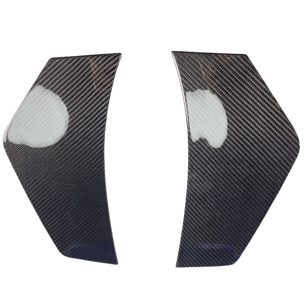 Audi R8 V10 2022+Prepreg Dry Carbon Fiber Rear Bumper Canards Splitter
