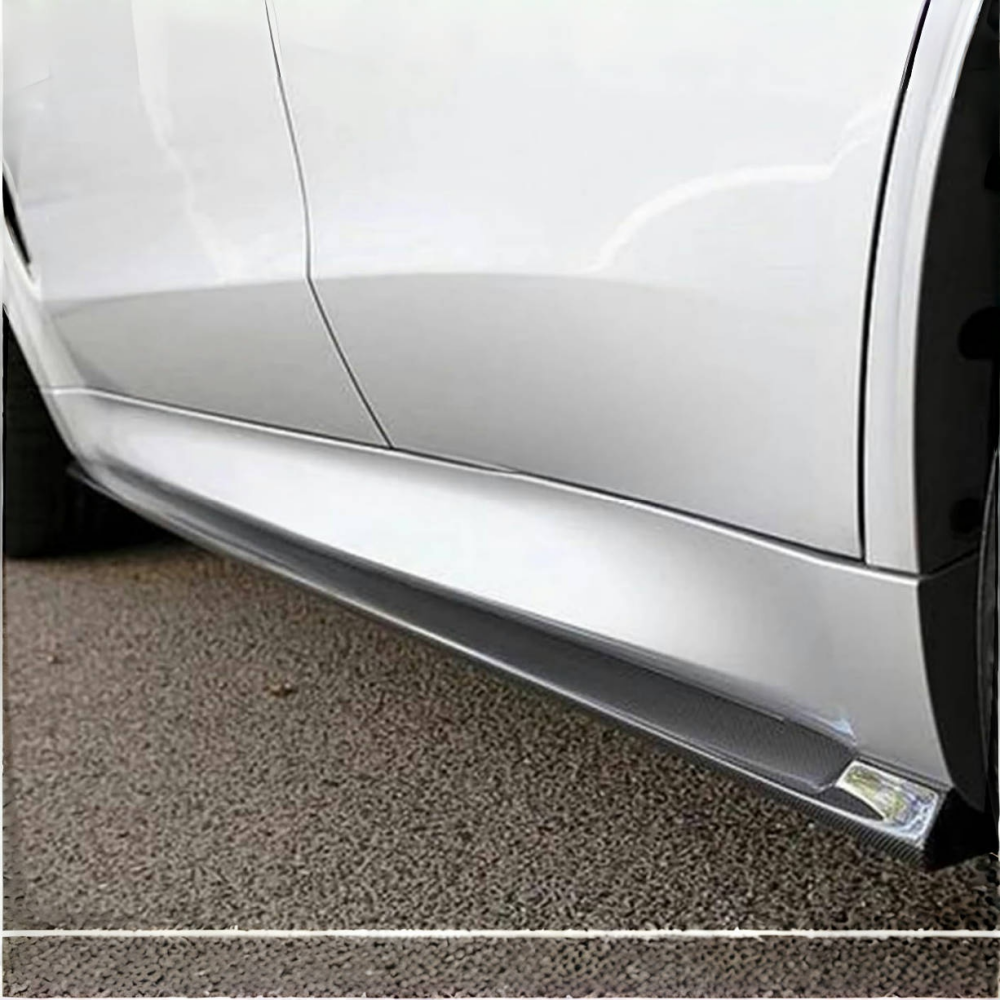 BMW F15 X5 F85 X5M 2014-2018 3D Style Real Carbon Fiber  Side Skirts