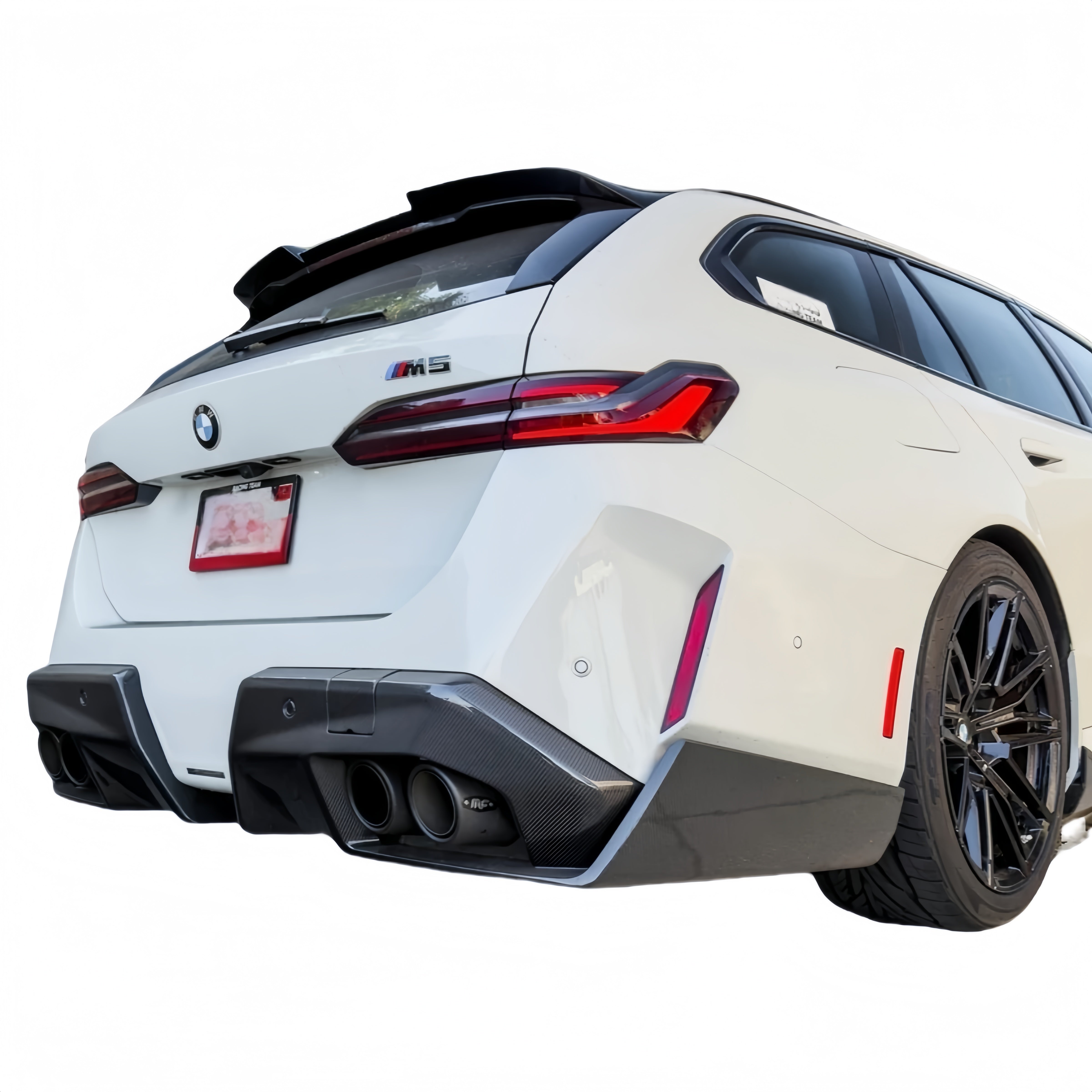 Prepreg Dry Carbon Fiber Rear Lip Spoiler for BMW G90 M5 MP Style 2024+