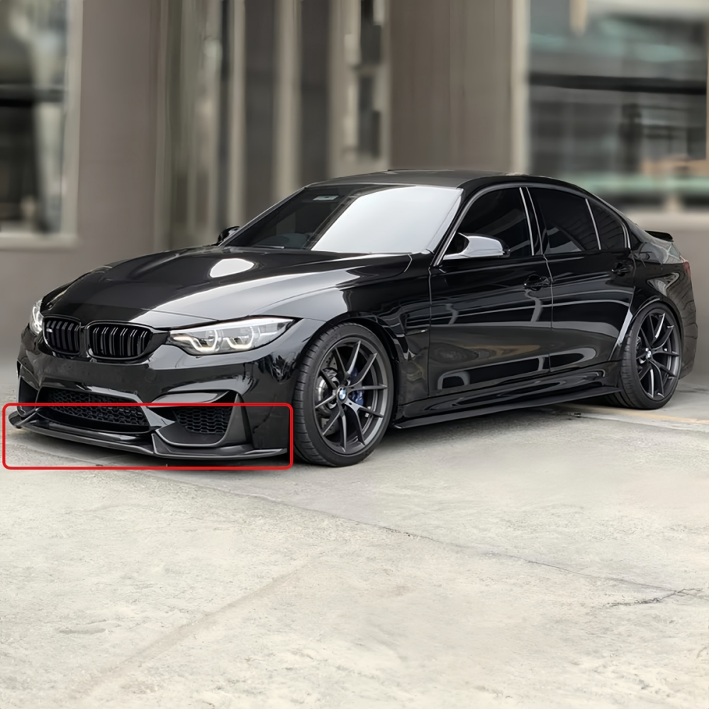 BMW F80 M3 F82 F83 M4 Varis Style Real Carbon Fiber Front Bumper Lip