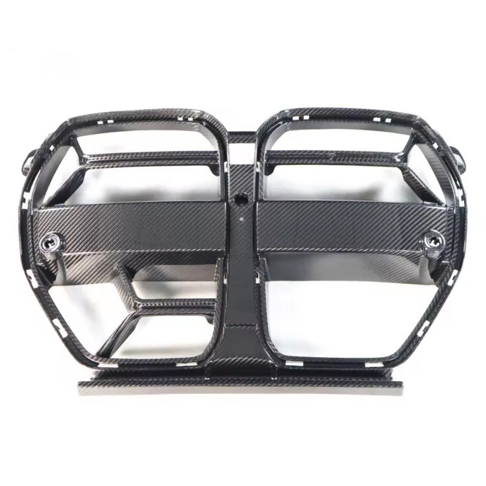 BMW G80 M3 G82 G83 M4 CSL Style Prepreg Dry Carbon Fiber Front Grilles With Acc