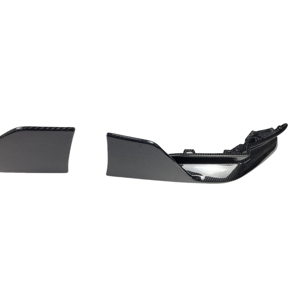BMW G80 M3 2021+ MP Style Prepreg Dry Carbon Fiber Rear Bumper Canard Splitters