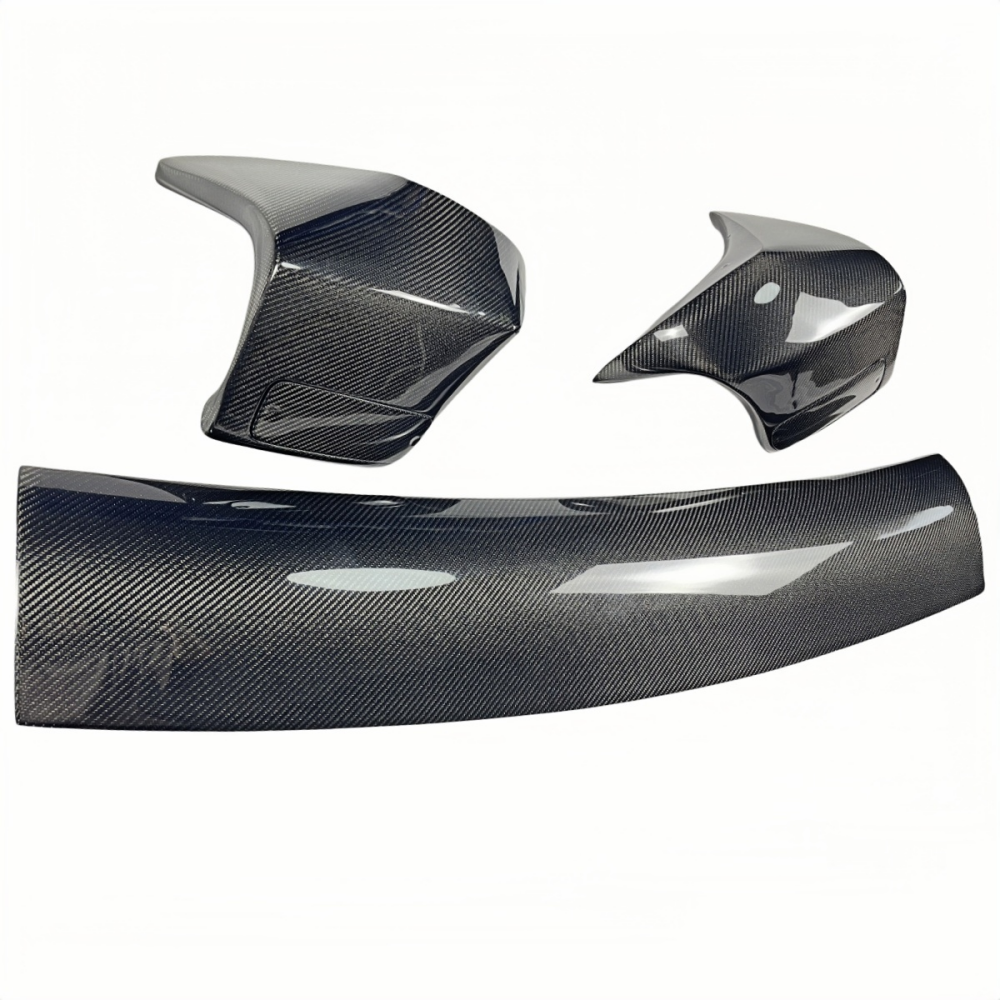 Toyota Gr Supra A90 A91 Mk5 Prepreg ST Style Real Carbon Fiber  Rear Spoiler Lip Wings